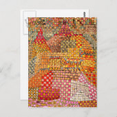 Carte Postale Paul Klee - Town Castle Kr. (Devant / Derrière)