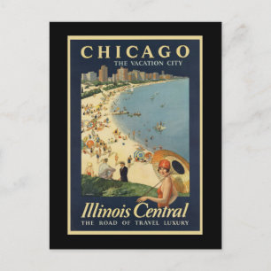 Carte Postale Paul Proehl Chicago Ville de vacances