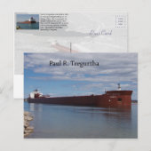 Carte postale Paul R. Tregurtha (Devant / Derrière)