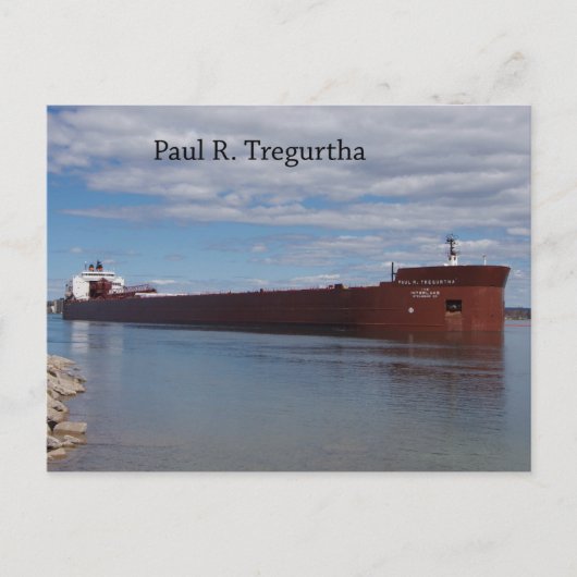 Carte postale Paul R. Tregurtha (Devant)