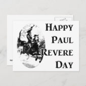 Carte Postale Paul Revere (Devant / Derrière)