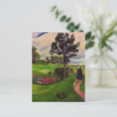 Carte Postale Paul Serusier-mère & enfant sur un paysage breton (Debout devant)