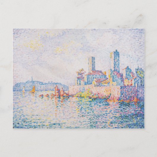 Carte Postale Paul Signac - Antibes, les tours (Devant)