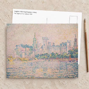 Carte Postale Paul Signac - Avignon, matin