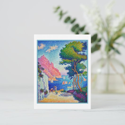 Carte Postale Paul Signac Capo di Noli Art (Debout devant)