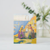 Carte Postale Paul Signac - Femmes dans le puits (Debout devant)