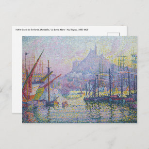 Carte Postale Paul Signac - Notre-Dame de la Garde, Marseille