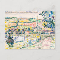 Paul Signac-Petit Andely-The River Bank 1920-1929