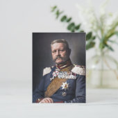 Carte Postale Paul von Hindenburg 1914 Colorisé (Debout devant)