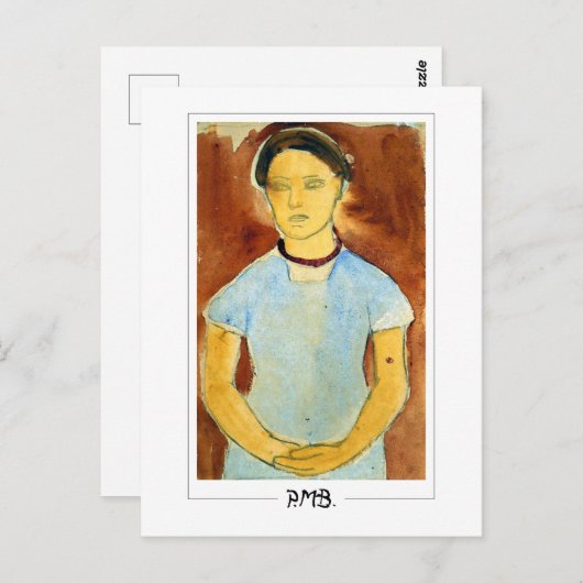 Carte Postale Paula Modersohn-Becker #108 - Beaux Arts (Devant / Derrière)