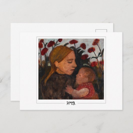 Carte Postale Paula Modersohn-Becker #11 - Beaux-Arts (Devant / Derrière)