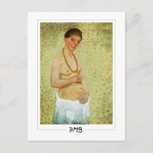 Carte Postale Paula Modersohn-Becker #1 - Beaux-Arts (Devant)