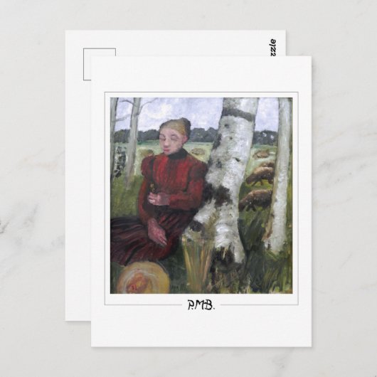 Carte Postale Paula Modersohn-Becker #39 - Beaux-Arts (Devant / Derrière)