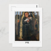 Carte Postale Paula Modersohn-Becker #4 - Beaux-Arts (Devant / Derrière)