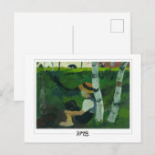 Carte Postale Paula Modersohn-Becker #9 - Beaux-Arts (Devant / Derrière)