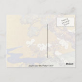 Carte Postale Paulownias blanches et chrysanthèmes, Sakai Hoitsu (Dos)