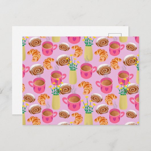 Carte Postale Pause café (Devant / Derrière)