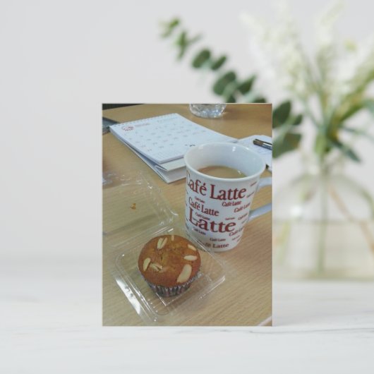 Carte Postale Pause café (Debout devant)