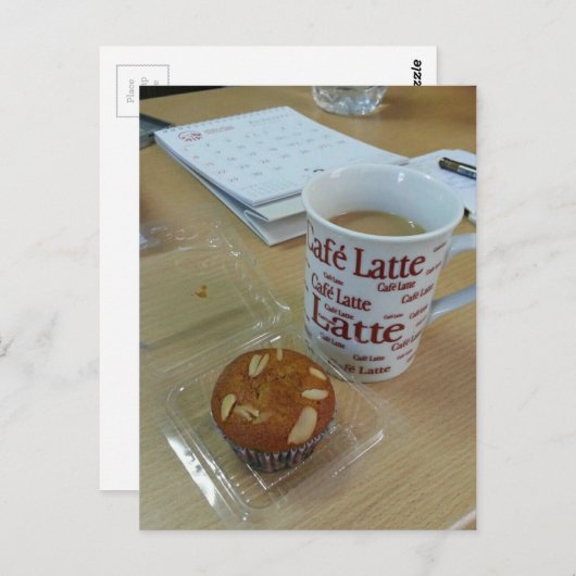 Carte Postale Pause café (Devant / Derrière)