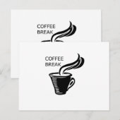 Carte Postale Pause café (Devant / Derrière)