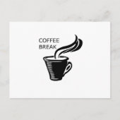 Carte Postale Pause café (Devant)