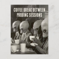 Pause café après des enlèvements d'Aliens