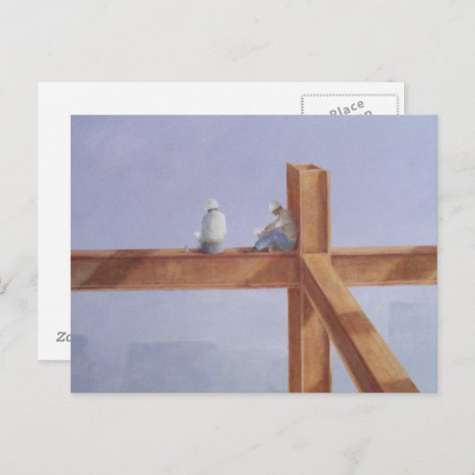 Carte Postale Pause de midi 1985 (Devant / Derrière)