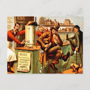 Carte Postale Pause déjeuner