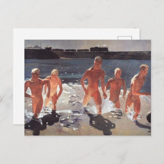 Carte Postale Pause déjeuner (Devant / Derrière)