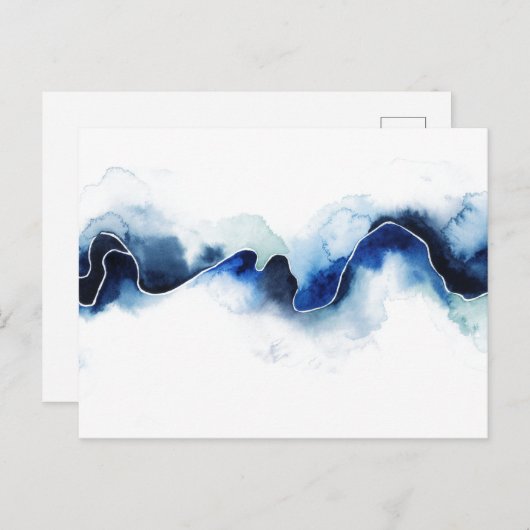 Carte Postale Pause glaciaire (Devant / Derrière)