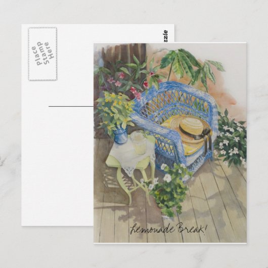 Carte Postale Pause limonade ! (Devant / Derrière)