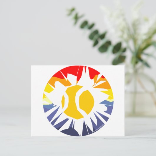 Carte Postale Pause tennis (Debout devant)