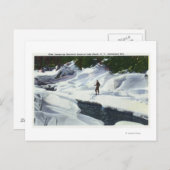 Carte Postale Pauses de ski de fond par Mountain Brook (Devant / Derrière)