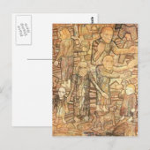 Carte Postale Pavel Filonov - Après le raid (Devant / Derrière)