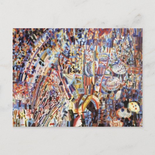 Carte Postale Pavel Filonov - Composition (Devant)