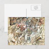 Carte Postale Pavel Filonov - Le jardinier (Devant / Derrière)