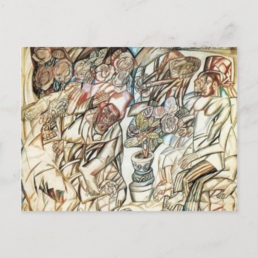 Carte Postale Pavel Filonov - Le jardinier (Devant)