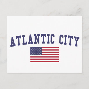 Carte Postale Pavillon américain de la ville d'Atlantique