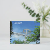 Carte Postale Pavillon américain de Spokane au Riverfront Park (Debout devant)