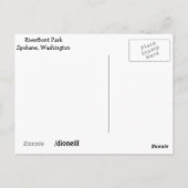 Carte Postale Pavillon américain de Spokane au Riverfront Park (Dos)