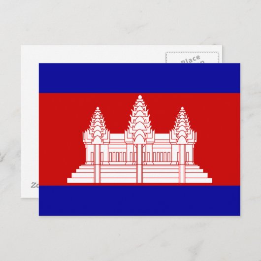 Carte postale Pavillon Cambodge (Devant / Derrière)