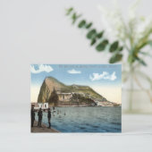 Carte Postale Pavillon de bain, Linea, Rocher de Gibraltar Vinta (Debout devant)