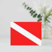 Carte Postale pavillon de plongée (Debout devant)