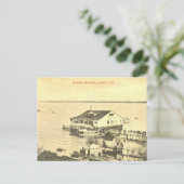 Carte Postale Pavillon du lac Eustis, Plorida, 1908 (Debout devant)