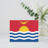 Carte postale Pavillon Kiribati (Debout devant)