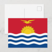 Carte postale Pavillon Kiribati (Devant / Derrière)
