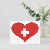 Carte Postale pavillon suisse (Debout devant)