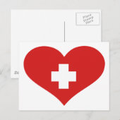 Carte Postale pavillon suisse (Devant / Derrière)