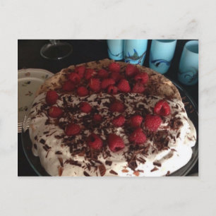 Carte Postale Pavlova au chocolat