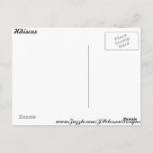 Carte Postale Pavonia Hastata # 2 (Dos)